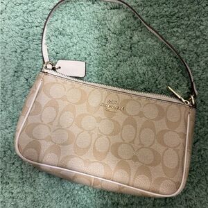 Canvas Tan Shoulder Bag